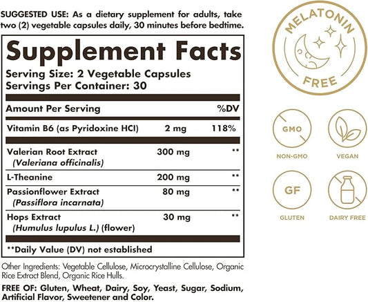 Solgar Sleep & Stress Support, 60 30 servings