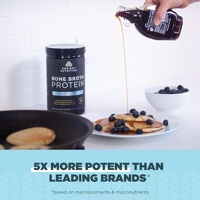 Ancient Nutrition Protein Powder Made from 20g Protein 40 Serving