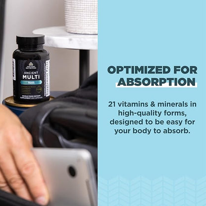 Ancient Nutrition Multivitamin for Men, Multi B12, Zinc, 90 Ct