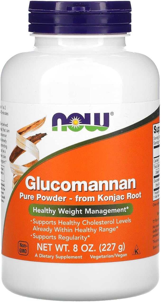 NOW Supplements, Glucomannan (Amorphophallus konjac) Pure 8 Ounce 1)