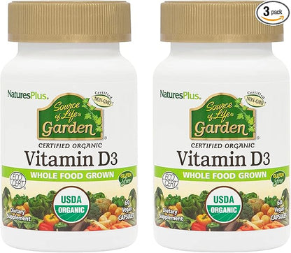 Natures Plus Source of Life Garden D3-60 Vegan 3 - 90 Total