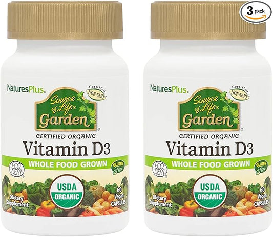 Natures Plus Source of Life Garden D3-60 Vegan 3 - 90 Total
