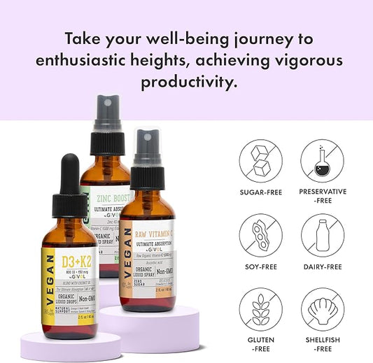 Immunity Support Pack D3 & K2 Liquid, 180 Days