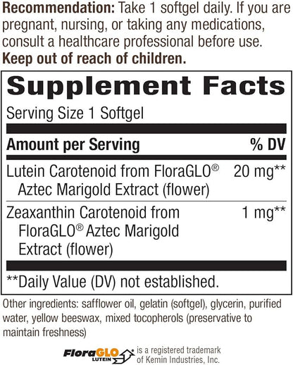 Nature's Way Lutein, Supports Eye Health*, 60 Soft