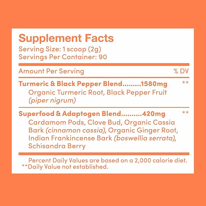 Further Food Best Turmeric Golden Milk (6.35 oz)