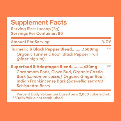 Further Food Best Turmeric Golden Milk (6.35 oz)