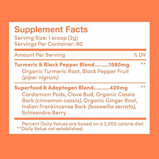 Further Food Best Turmeric Golden Milk (6.35 oz)