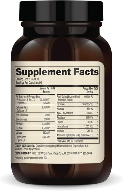 Dr. Mercola, Full Spectrum Enzymes Dietary 270 Servings, 3-Pack (270 (270 Capsules),