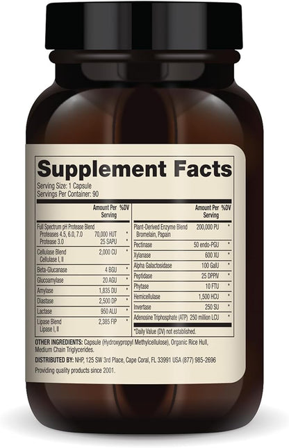 Dr. Mercola, Full Spectrum Enzymes Dietary 270 Servings, 3-Pack (270 (270 Capsules),