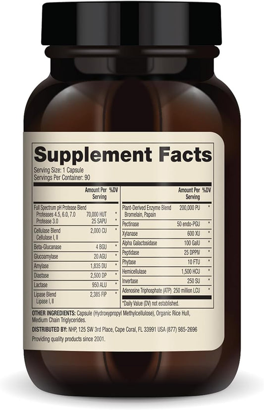 Dr. Mercola, Full Spectrum Enzymes Dietary 270 Servings, 3-Pack (270 (270 Capsules),