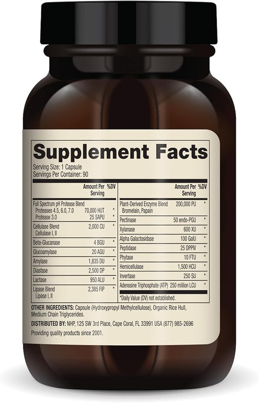Dr. Mercola Full Spectrum Enzymes, 30 (90 Capsules),
