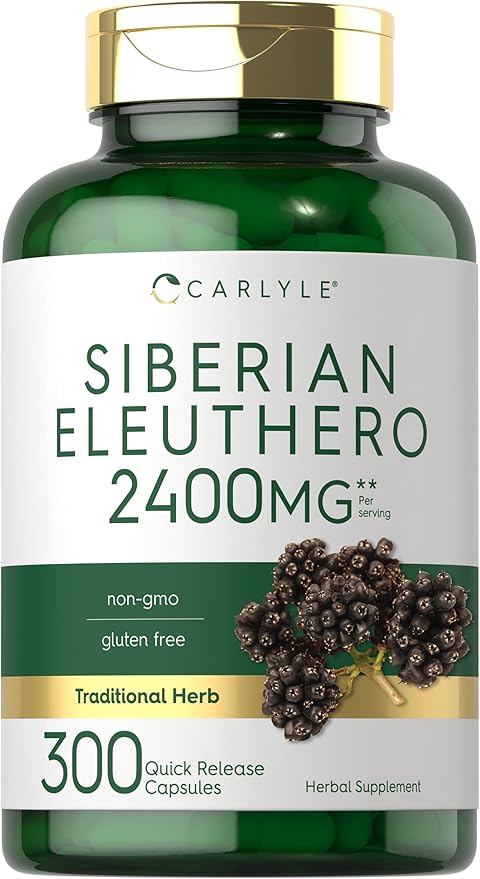 Carlyle Siberian Eleuthero 2400mg | 300 Capsules