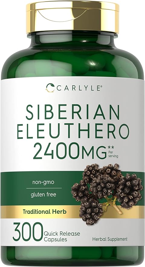 Carlyle Siberian Eleuthero 2400mg | 300 Capsules