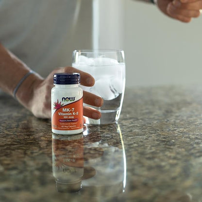 NOW Supplements, MK-7 Vitamin K-2 100 60 Veg