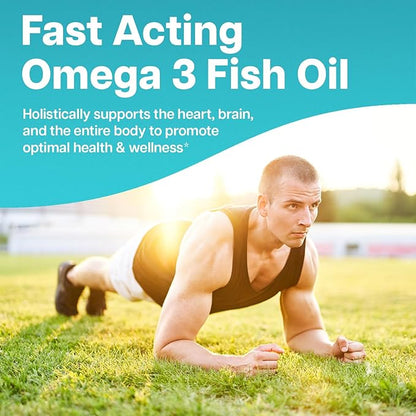 Omega 3 Fish Oil 1500mg 3 Supplement 90 Fish
