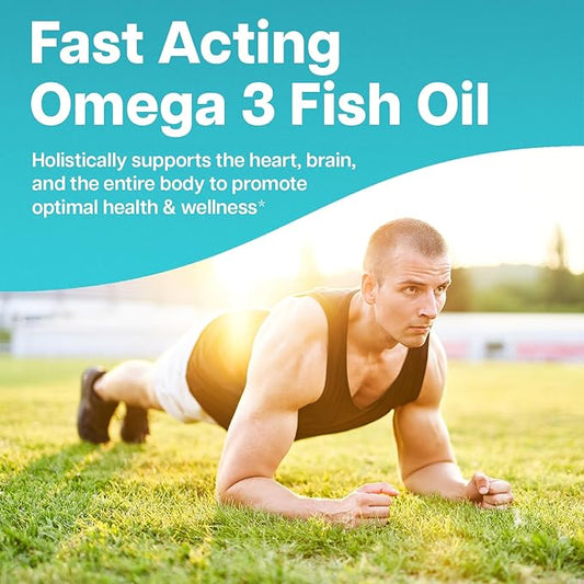 Omega 3 Fish Oil 1500mg 3 Supplement 90 Fish