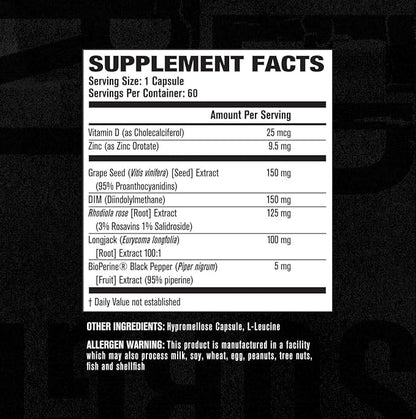 Androsurge Estrogen Blocker for Men - Natural Testosterone Booster for Men & Estrogen Metabolizer with Tongkat Ali, DIM, Long Jack & More - Test Booster & Muscle Builder - 60 Count