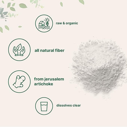 Organic Inulin FOS Powder (Jerusalem Artichoke), 2.2 Pounds (35 Ounce),