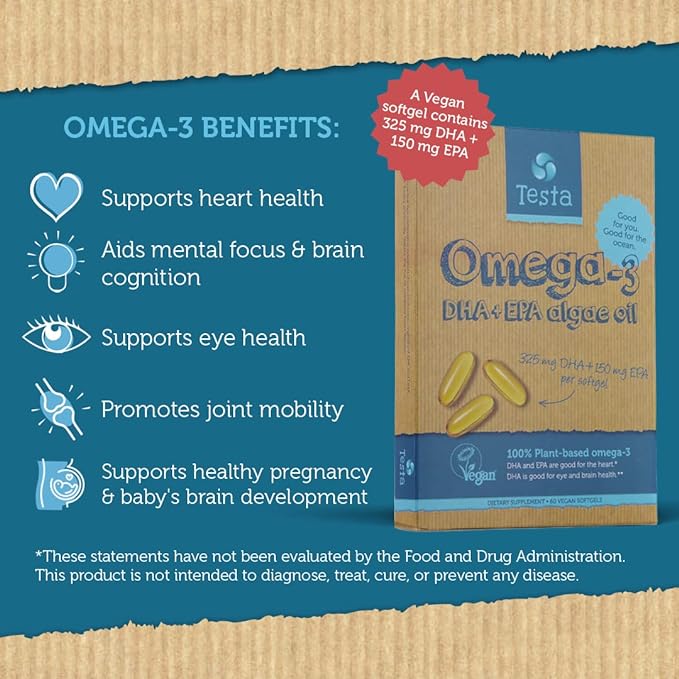 Testa Omega-3 Supplement 3 DHA 3 Fatty