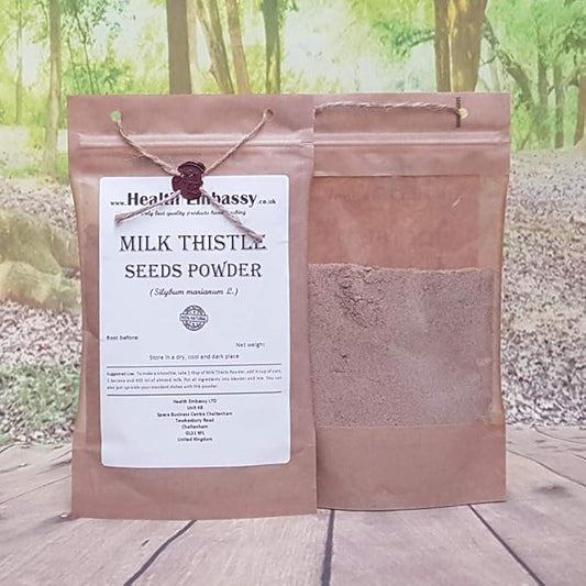 Health Embassy Milk Thistle Seeds Powder 100% Natural (200g)