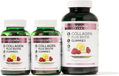 NatureWise Collagen Gummies 1 & 3 Collagen 60 Count[1-Month Count[1-Month Supply]