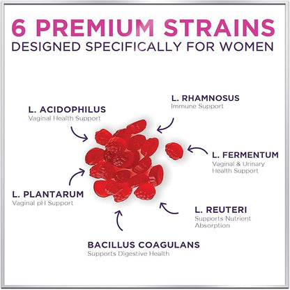 Women's Probiotic - Probiotics for Women 3 Billion 60 Gummies
