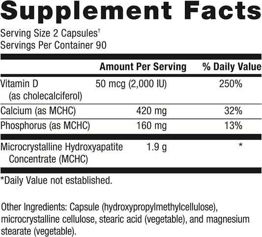 Metagenics Bone Builder Forte 2000 IU 180 Capsules