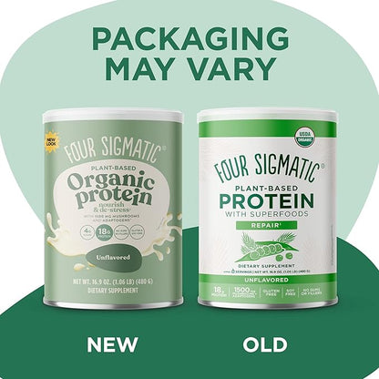 Four Sigmatic Organic Plant-Based Protein Powder 16.9 oz