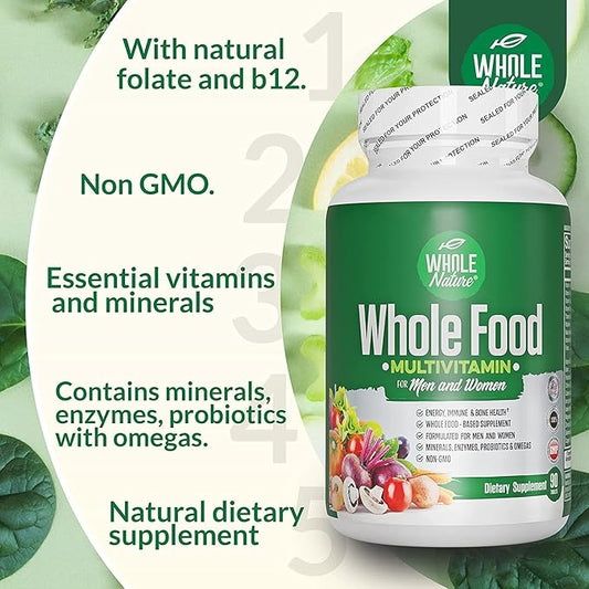 Whole Food Multivitamin for Men and (2)