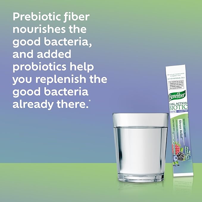 Benefiber Dual Action Biotic Plus Stress 18 Count