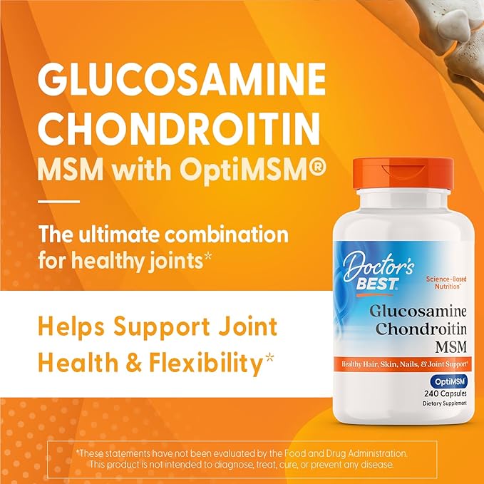 Doctor's Best Glucosamine Chondroitin Msm 240 Count 1)
