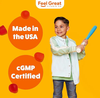 Feel Great Kids Vitamin D3 1000 D3 Gummies 90 Day