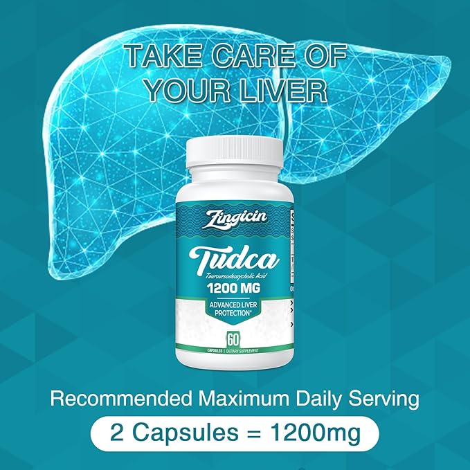 TUDCA Supplement 1200mg 120 Veggie