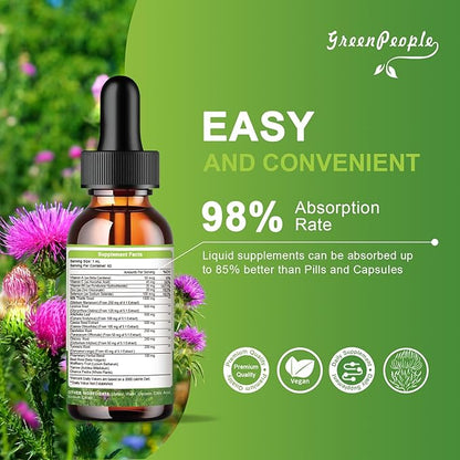 Liver Cleanse Detox & Repair Liquid 2Fl Oz 60 Days (1 Pack)