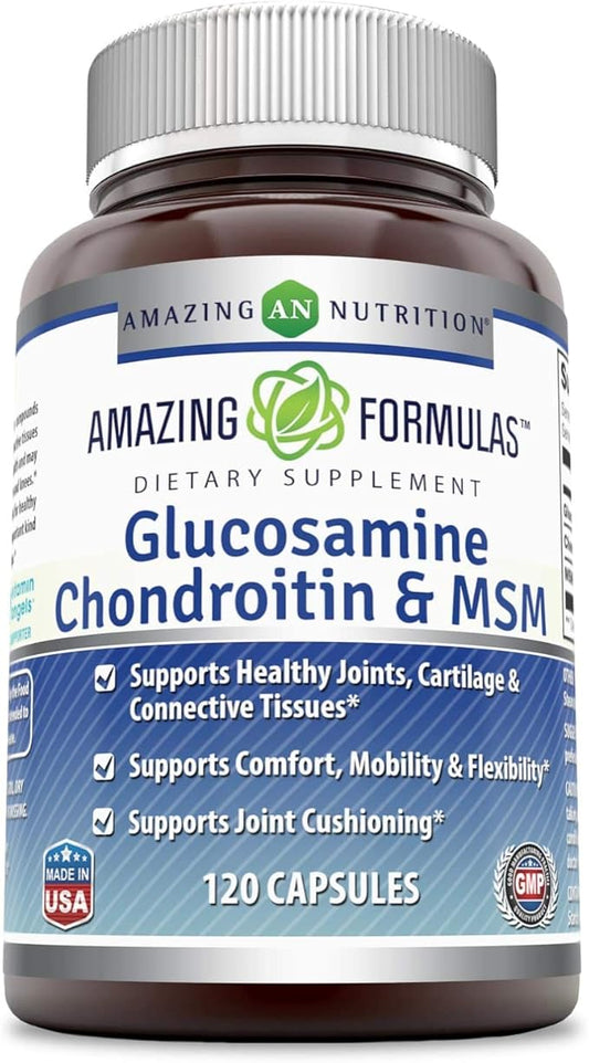 Amazing Formulas Glucosamine Chondroitin MSM 1850 (120 Count)
