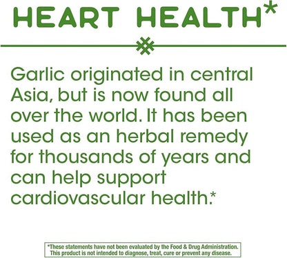 Nature's Way Garlic Bulb, Supports Heart 100 Vegan 2)