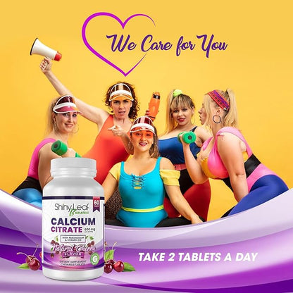 Shiny Leaf Bariatric Calcium Citrate 600 60 Ct D3, Natural (4 Months)