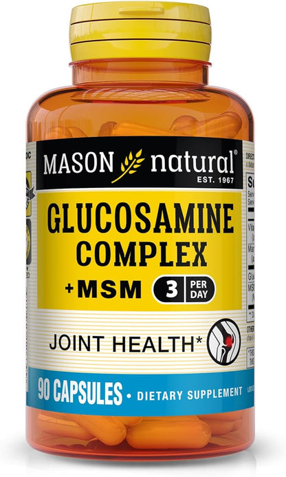 MASON NATURAL Glucosamine Complex plus MSM 90 Capsules