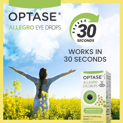 Optase Allegro Eye Drops for Dry Eyes .33 oz, 300 Drops