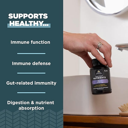 Probiotics and Zinc Supplement by Ancient 30 Count