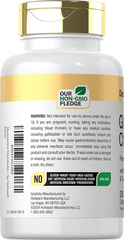 Doctor's Way Glucosamine Chondroitin 200 Caplets