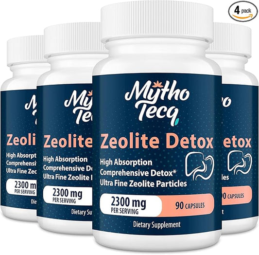 69,000 MG Zeolite Detox, Activated Charcoal, Detox-360 Caps