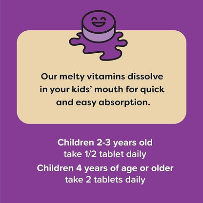Renzo's Picky Eater Kids Multivitamin with Iron D3 & K2 and 60 Sugar-Free
