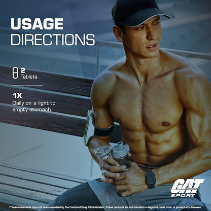 GAT Sport Testrol Original Test Booster | Male Performance, Vitality, Tribulus, Zinc, Magnesium | 60 Capsules