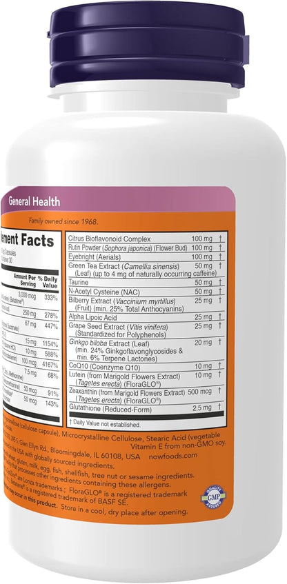 NOW Supplements, Ocu Support™with FloraGLO® Lutein, 90 Veg 3)