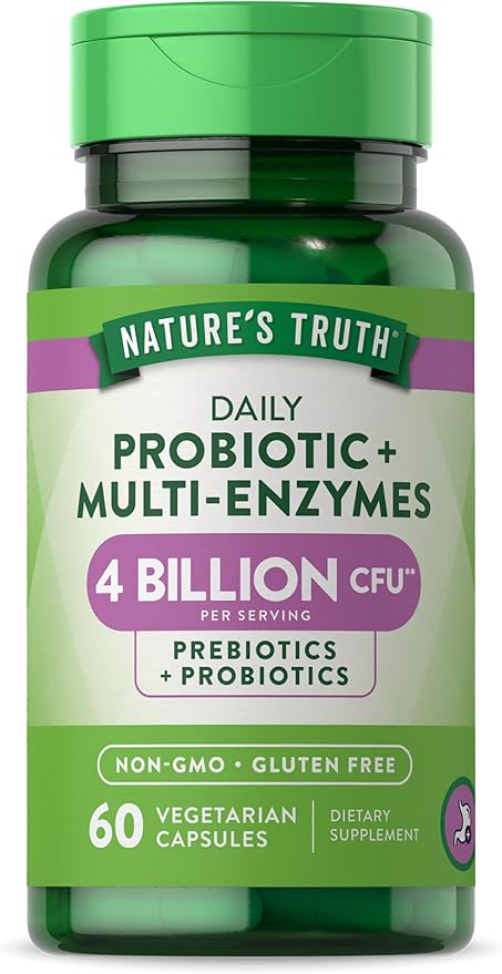 Nature's Truth Probiotics with Enzymes 60 Capsules