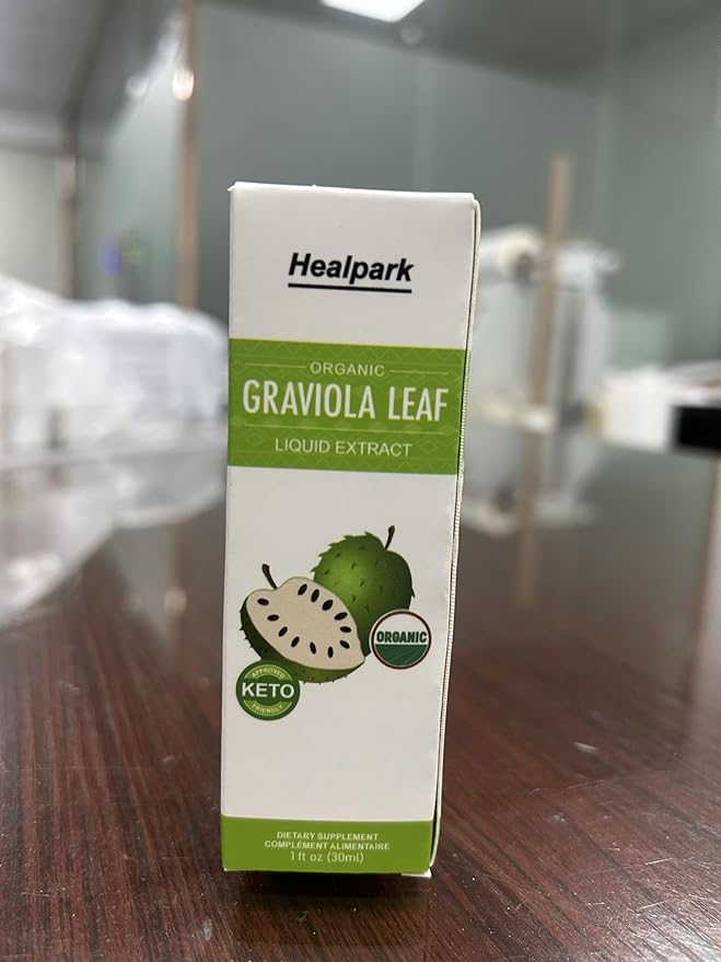 Healpark Soursop Bitters Liquid Graviola Leaf Extract 98% Absorption-1 Absorption-1 Fl