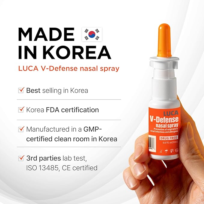 Nasal Spray, Protection from Airborne Viruses 0.67 Ounces,