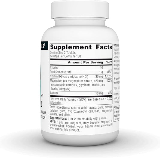 Source Naturals Ultra-Mag High-Efficiency Magnesium Complex 60 Tablets