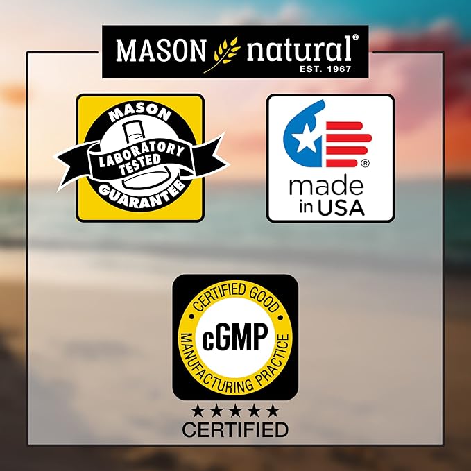 MASON NATURAL Magnesium & Vitamin D3 60 Tablets 3)
